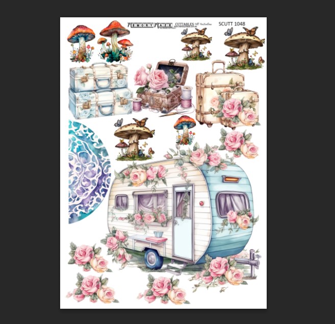 1048 caravan, suitcase,min buy 5